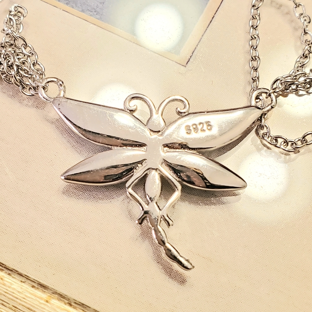 NEW Make A Wish DragonFly Opal Necklace - Picture 4 of 10